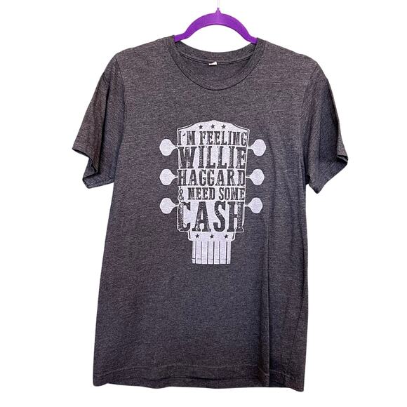 Willie Haggard Need Some Cash Country Legend Graphic Tee Medium - Picture 1 of 1
